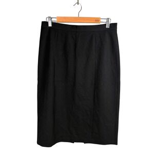 H&M Black Pencil Skirt Women Size 10 Knee Length Career Business Office Work